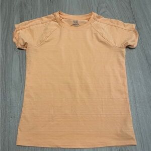 Athleta Peach Short Sleeve Tee